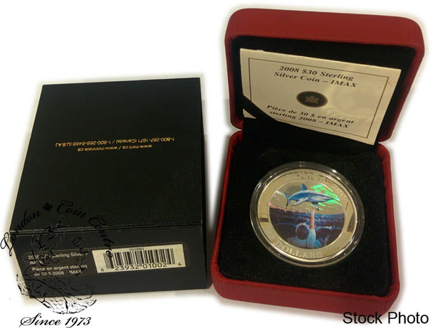 Canada: 2008 $30 Canadian Achievement - IMAX Sterling Silver Coin