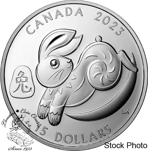 Canada: 2023 $15 Lunar Year of the Rabbit Pure Silver Coin - London ...