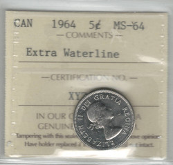 Canada_1964_5_Cent_Extra_Water