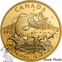 Canada: 2015 $200 North American Sportfish: Largemouth Bass Gold