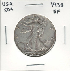 United States: 1938 50 Cent EF - London Coin Centre Inc.