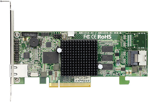 Areca ARC-1214-4I (4-Port PCIe to SATA lll/SAS RAID Controller) DISCONTINUED