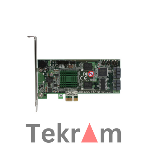 Areca ARC-1200 (2 Port PCIe x1 to SATA RAID Controller)