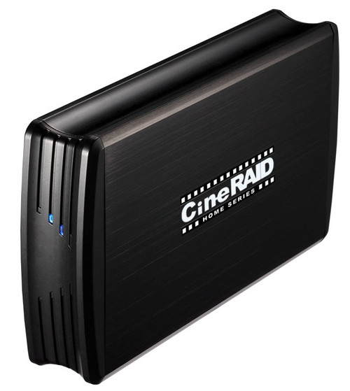 CineRAID CR-H218P Dual-Bay USB-C RAID Gehäuse – Portable Festplattenbox Für 2,5" SSDs/HDDs, Bis 10 Gbps, Inkl. TPU-Schutz