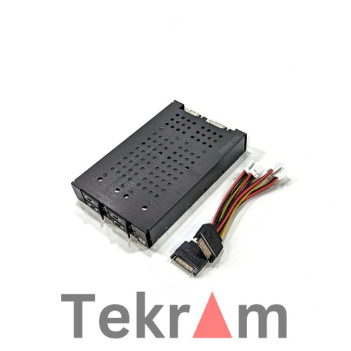 Tekram TK-2M54 2-Bay M.2 NVMe SSD Backplane Cage - SFF-8654