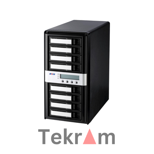 Areca ARC-8050T5U-8N (8 Bay Thunderbolt 5 / USB 3.2 Gen 2 Type C RAID Enclosure)