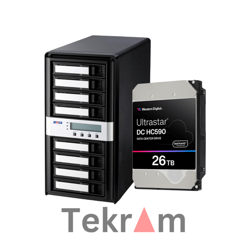 Areca ARC-8050T5U-8E 192TB (8 x 24TB SATA)