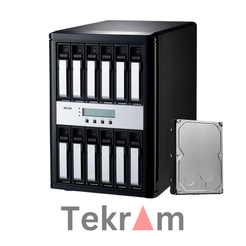 Areca ARC-8050T5U-12E 192TB RAID Storage (12x 16TB Ultrastar HC555 SATA HDD)
