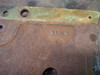 Used John Deere Van Brunt grain drill box end plate T413M 