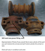 Used Kewanee disc harrow spool and bearings halves 10-701