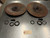 Used Set of 2 John Deere grain drill single discs openers #40