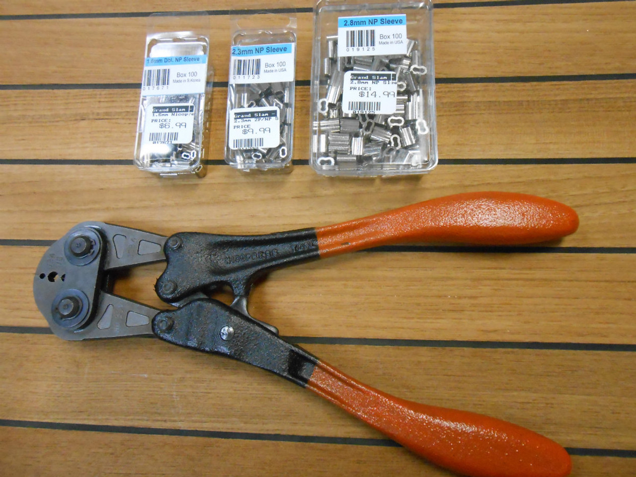 Black Hook Tackle Cable Crimps - Nicopress Style Crimps