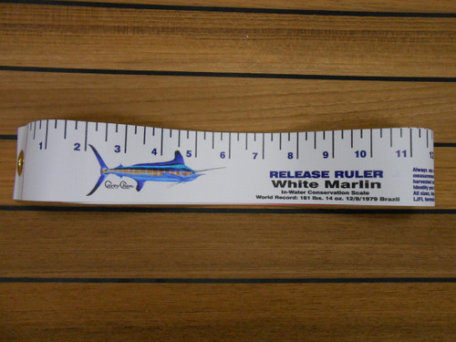 Release Rulers "White Marlin" measuring tool.