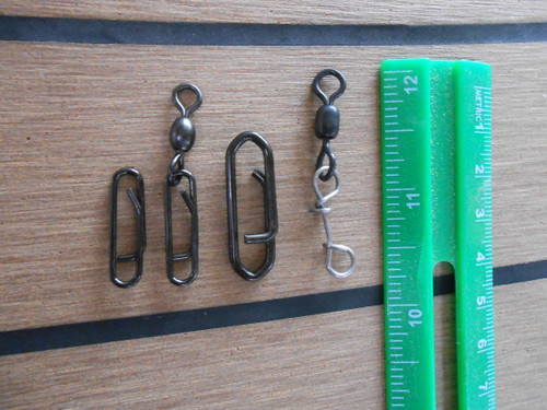 Fast Snaps, Paper Clips, Quick Clips for Dredge Connection