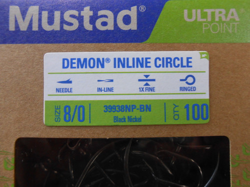 Mustad 39938NP-BN Old Style Circle Hook 100Pk