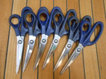 6Pk Blue Handle Chicken Shears