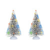 Frosted White Sisal Tree Set