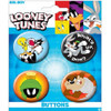 Looney Tunes Button Set of Four 