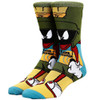 Space Jam Marvin the Martian 360 Degrees Crew Socks by Bioworld Side View