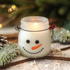 Snowman Mason Jar Candle 