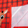 Rudolph The Red-Nosed Reindeer Kitchen Tea Towel Up-Close View 
