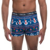 Christmas Print Boxer Shorts by Faux Real