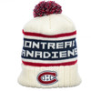 Montreal Canadiens Retro Knit Toque with Pom Pom