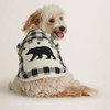 Hatley Cream Plaid Doggie Pajamas Model View #1