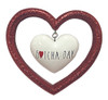 Gotcha Day Red Heart Personalized Ornament