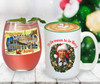 Christmas Vacation 'Tis The Season Rise and Shine Glass Gift Set Unpackaged View
