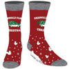 Griswold Family Vacation Car with Christmas Tree Crew Socks 