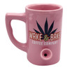 Pink Wake n Bake Mug