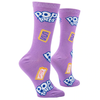 Pop Tarts Wildberry Crew Socks for Women by Cool Socks