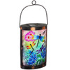 Dragonfly Hand Painted Solar Glass Lantern