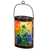 Dragonfly Hand Painted Solar Glass Lantern