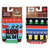 Ugly Sweater 2-Pack Drink Koozies - Sleigh All Day and Ugly Christmas Sweater 