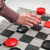 Jumbo Checkers Rug - Model View 