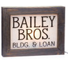 Bailey Brothers Building and Loan Boxed Lighted Sign