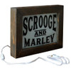 A Christmas Carol Scrooge and Marley Boxed Lighted Sign Lifestyle Photo #3