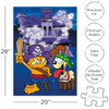 Garfield Halloween 1000 Piece Puzzle Completed View 