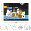 Peanuts It's The Great Pumpkin, Charlie Brown Trick-Or-Treat 1000 Piece Puzzle Completed View