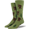 Bigfoot Men's Crew Socks by Socksmith Canada - Moss Green