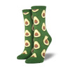 Green Avocado Women's Crew Socks