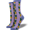 Purple Pineapple Women's Crew Socks