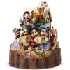 Mickey and Friends Caroling Jim Shore Figure Carved by Heart Front View
