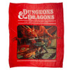 Dungeons and Dragons Original Cover Digital Print Throw Blanket by Bioworld