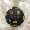 Hanukkah Glass Ball Ornament Lifestyle Shot 
