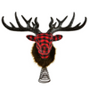 Buffalo Plaid Deer Tree Topper