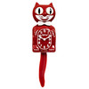 Space Cherry Red Kit-Cat Clock 