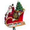 Close-up of Santa in his sleigh (unlit)